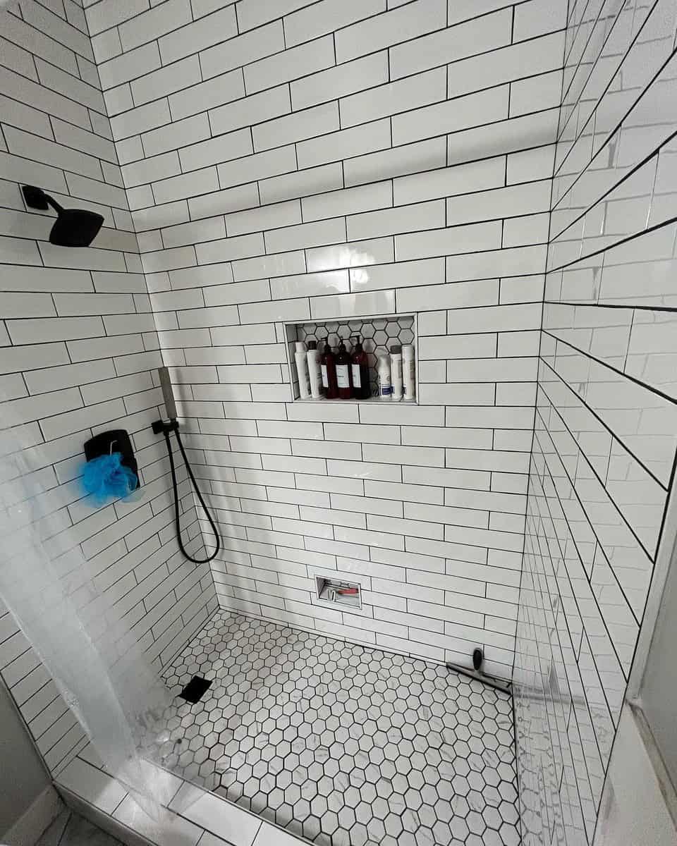 farmhouse subway tile shower ideas