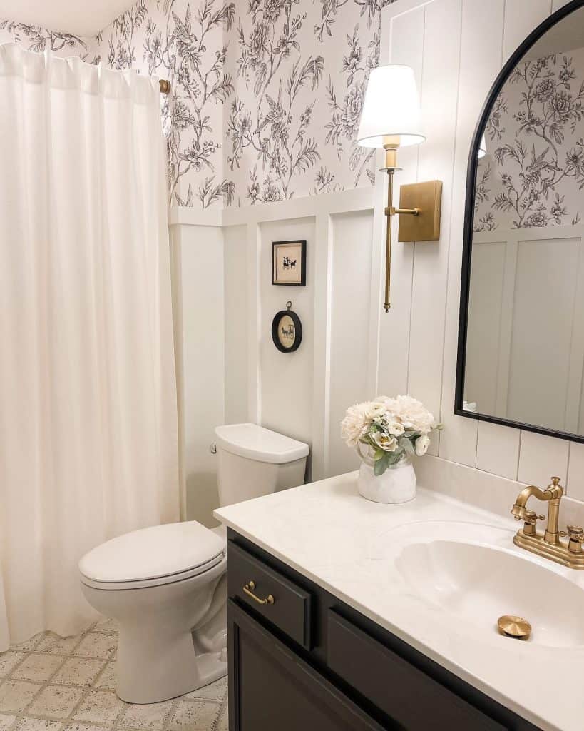 White_Bathroom_with_Floral_Wallpaper_and_