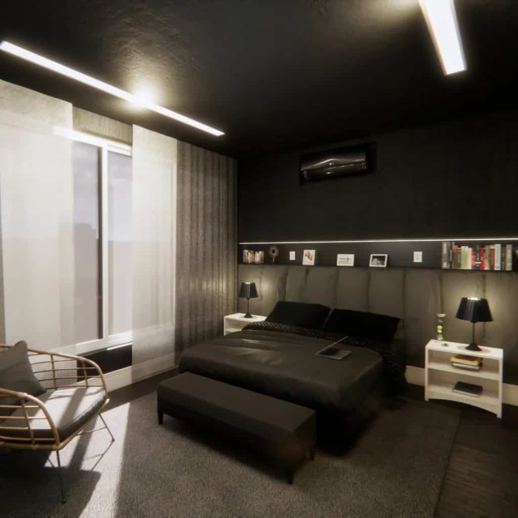 all_black_bedroom_