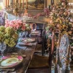 christmas decorated dining rooms