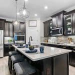 backsplash ideas for dark cabinets and light countertops