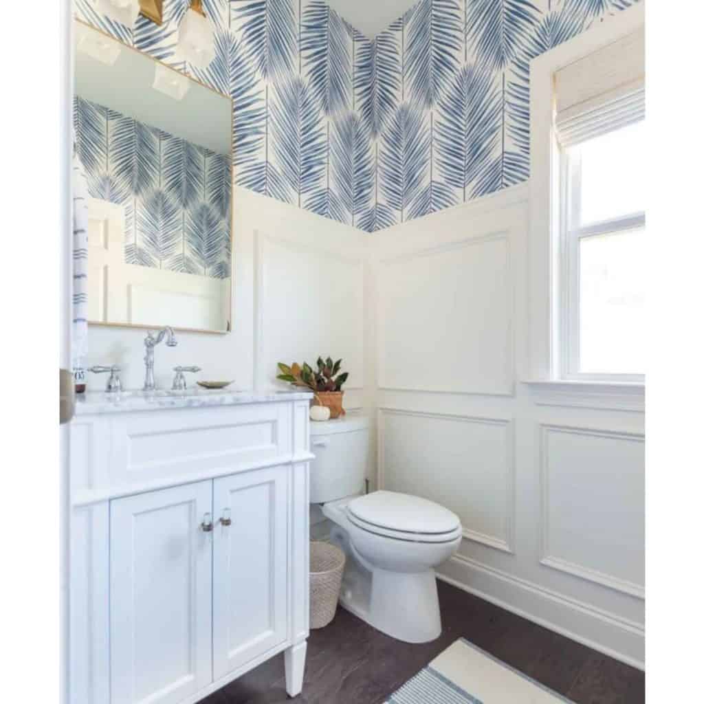 A_Sophisticated_Blue_and_White_Bathroom__