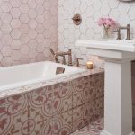 hexagon tile bathroom