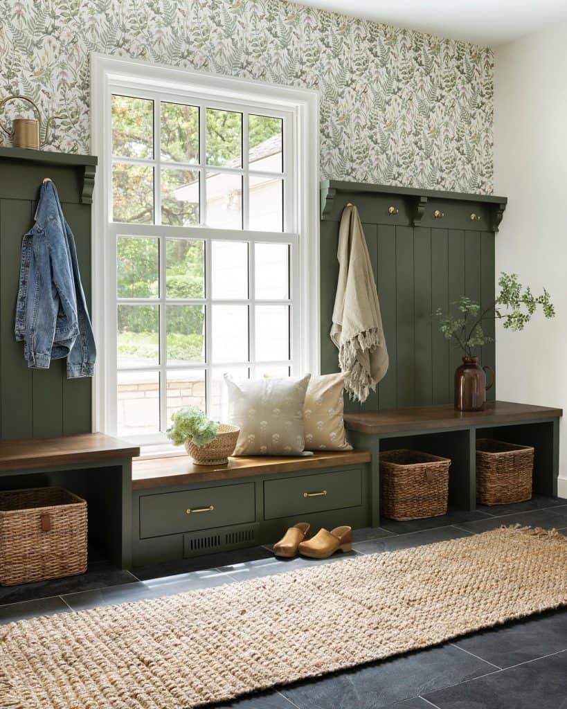 Inviting_Green_Mudroom_with_Charming_Ben_