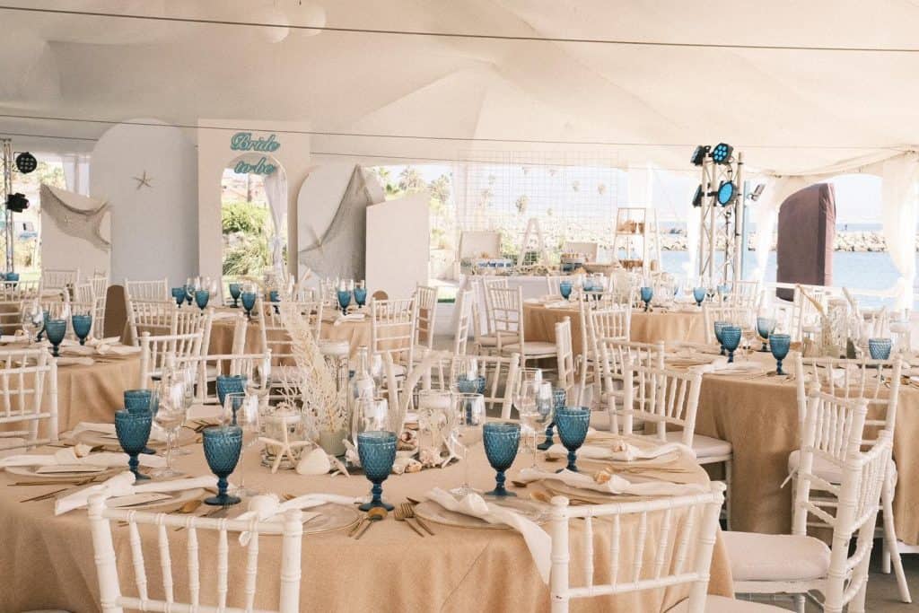 Ocean-Themed_Wedding_Reception_Under_a_T_