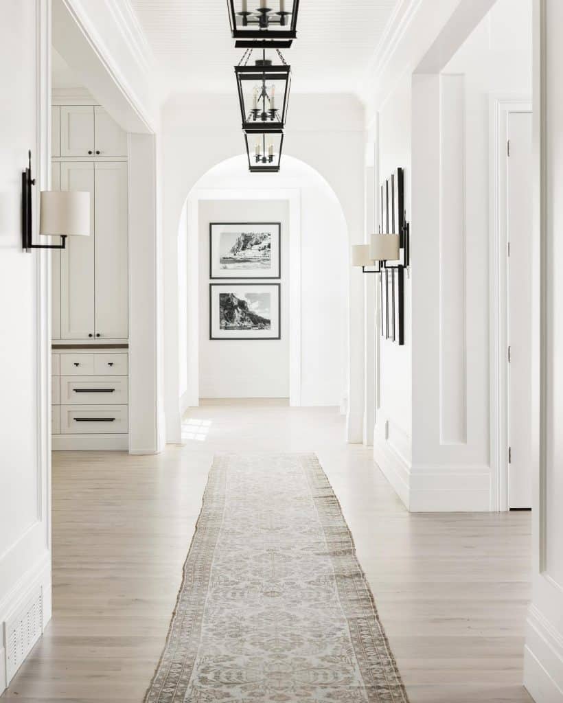 Stylish_Long_Hallway_with_Chandeliers_an_2