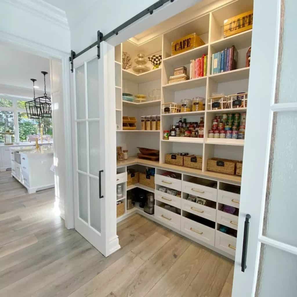 pantry doors with glass