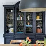 black china cabinet