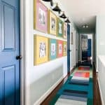 how to decorate narrow hallway