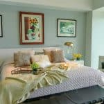 light green bedroom