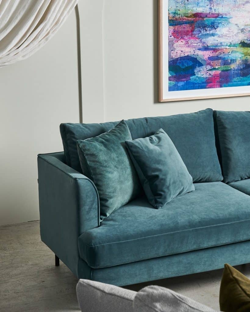 teal_velvet_sectional_sofa_