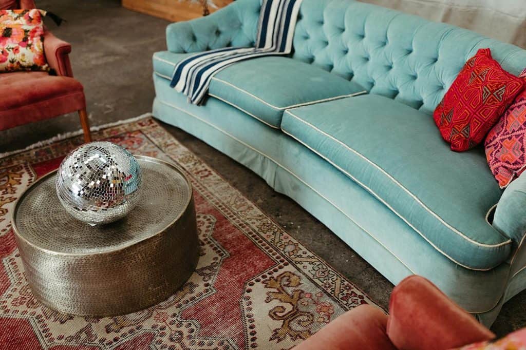 teal_velvet_sectional_sofa_