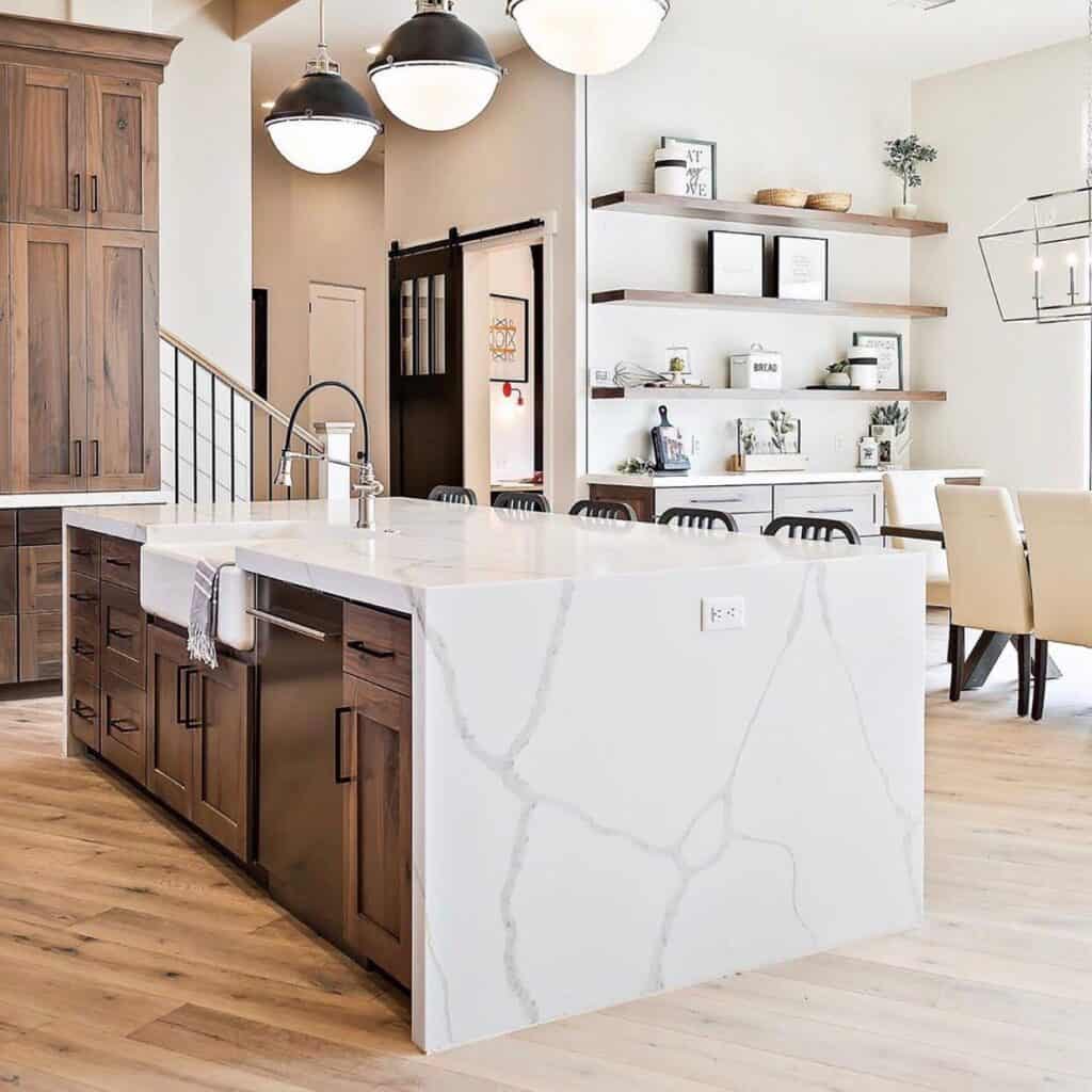 Elegant_Wood_and_Marble_Kitchen_Island_w_1