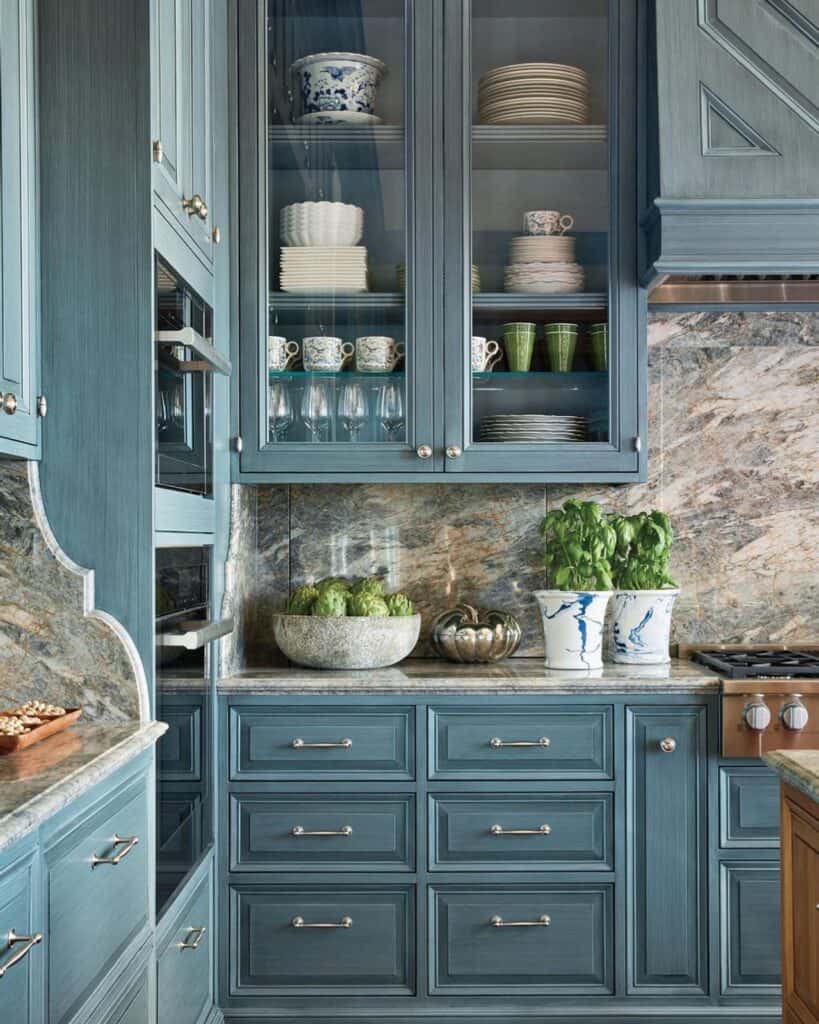 Stunning_Farmhouse_Blue_Kitchen_Cabinets_2