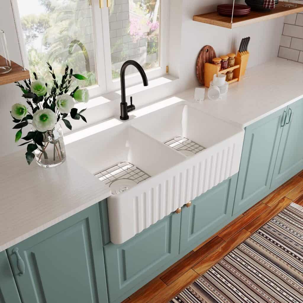 A_White_Farmhouse_Sink_in_a_Kitchen_With_2