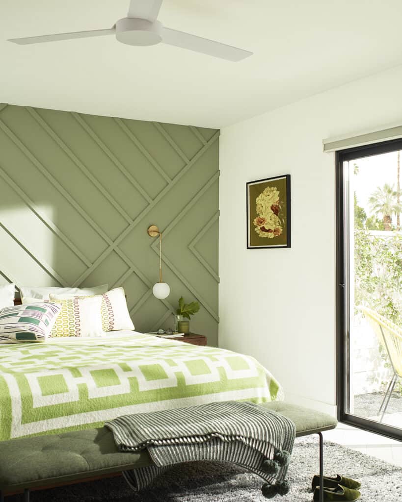 Green_Chevron_Accent_Wall_in_a_Bedroom_3