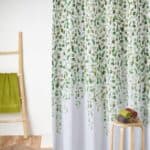 sage green shower curtain