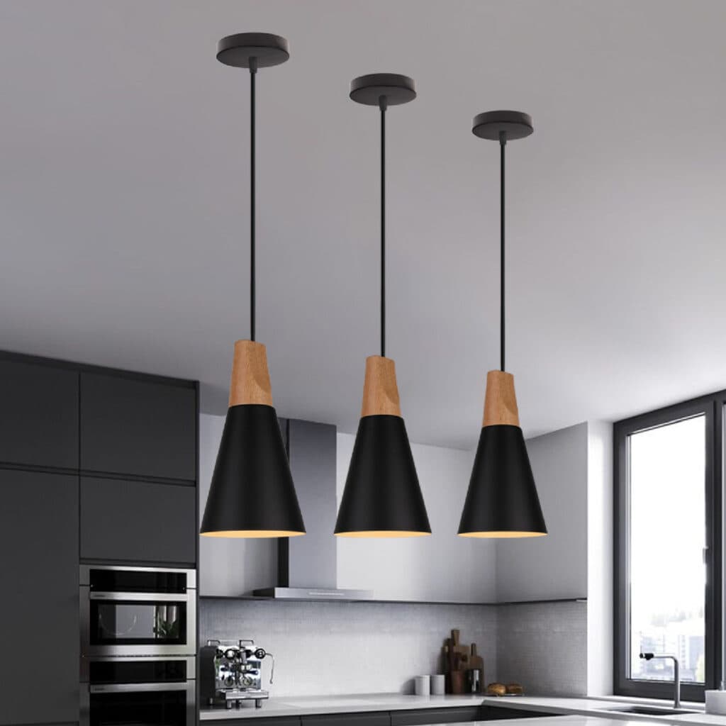 Three_Contemporary_Black_and_Wood_Pendan_1