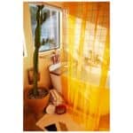 gold shower curtain