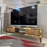 gold tv stand