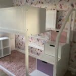 full size loft bed with stairs