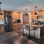 natural wood kitchen cabinets