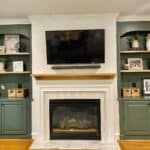 tv above fireplace ideas