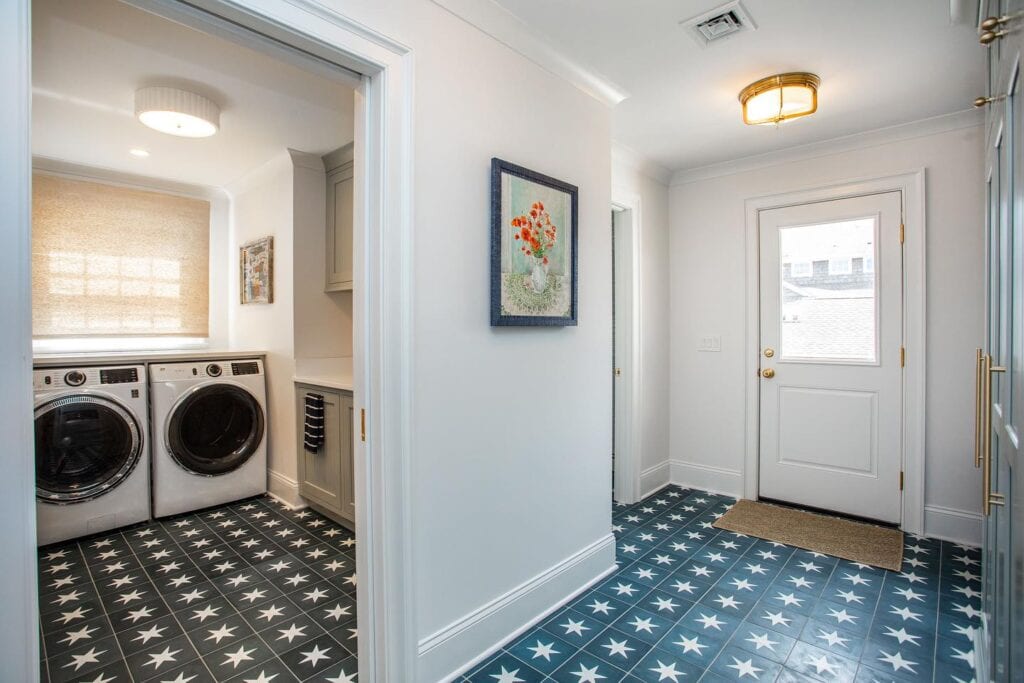 Black_and_Blue_Tile_Laundry_Room_with_Wh_