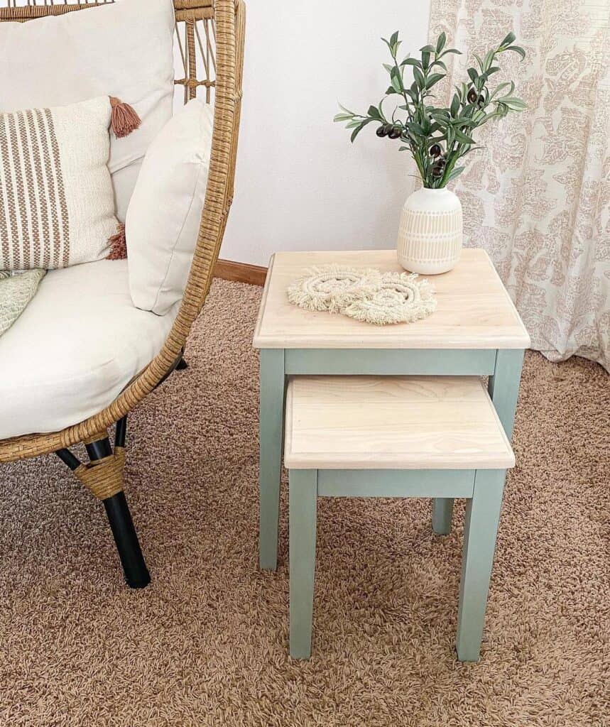 boho side table