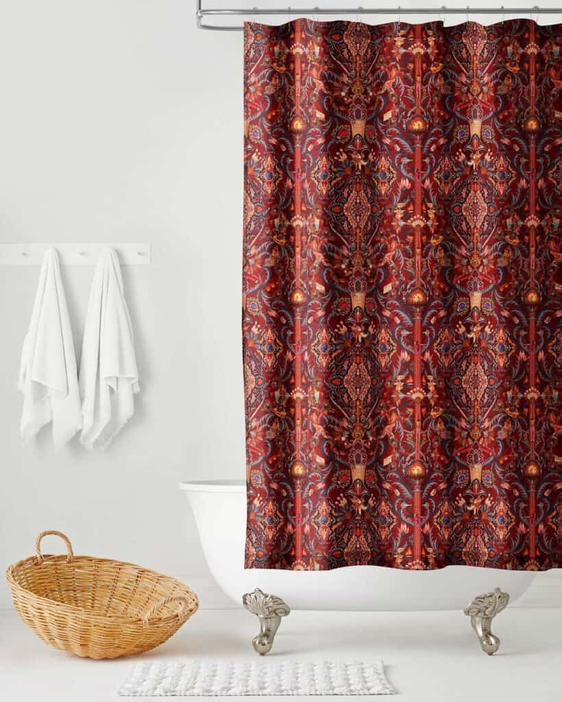 A_Colorful_Vintage_Shower_Curtain_Adds_C_