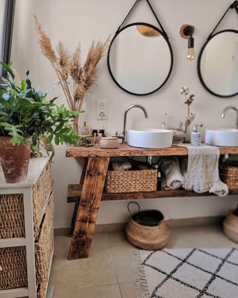 Rustic_Charm_A_Farmhouse_Bathroom_With__