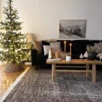 christmas coffee table decor