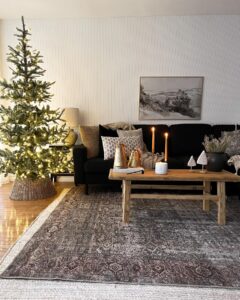 christmas coffee table decor