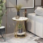 marble top side table