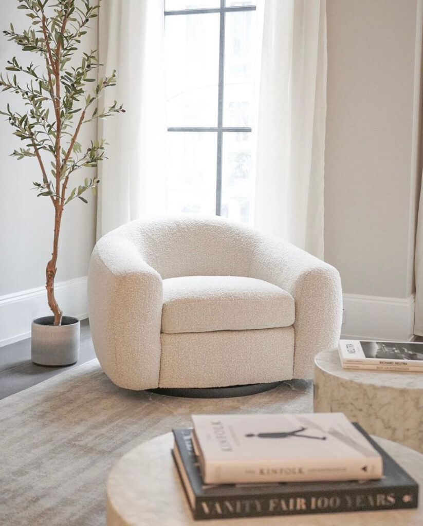 round swivel chair